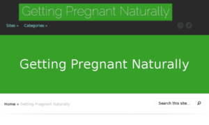 Gettingpregnantnaturally.com thumbnail