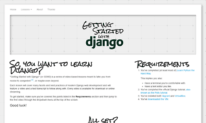 Gettingstartedwithdjango.com thumbnail