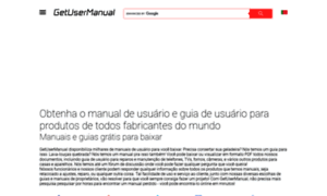 Getusermanual.com.br thumbnail