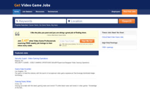 Getvideogamejobs.com thumbnail