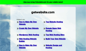 Getwebsite.com thumbnail