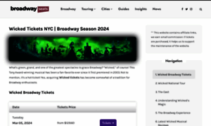 Getwickedtickets.com thumbnail