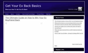 Getyourexbackbasics.info thumbnail