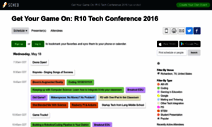 Getyourgameonr10techconfere2016.sched.org thumbnail