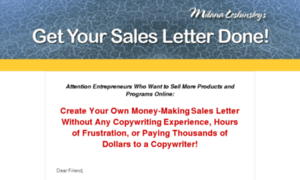 Getyoursalesletterdone.com thumbnail