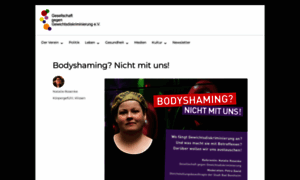 Gewichtsdiskriminierung.de thumbnail