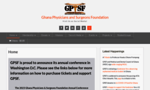 Ghanaphysicians.org thumbnail