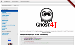 Ghost4j.org thumbnail