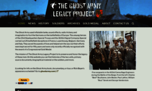 Ghostarmylegacyproject.org thumbnail