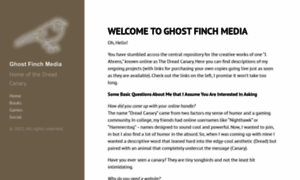 Ghostfinchmedia.com thumbnail