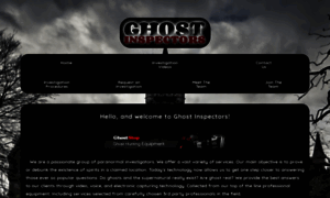 Ghostinspectors.com thumbnail