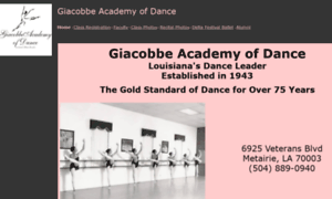 Giacobbeacademydance.com thumbnail