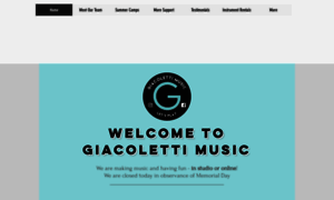 Giacolettimusic.com thumbnail