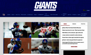 Giants.com thumbnail