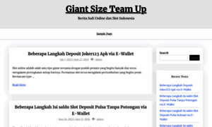 Giantsizeteamup.com thumbnail