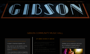 Gibsonmusichall.com thumbnail