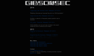 Gibsonsec.org thumbnail