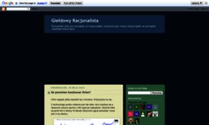 Gieldowyracjonalista.blogspot.com thumbnail