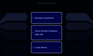 Giftamhimmel.de thumbnail