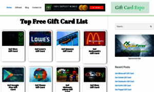 Giftcardexpo.com thumbnail