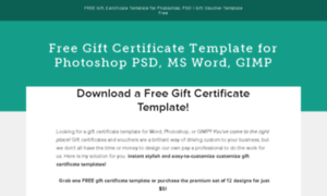 Giftcertificatetemplatesfree.com thumbnail