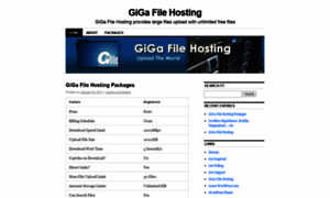 Gigafilehosting.wordpress.com thumbnail