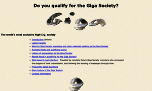 Gigasociety.com thumbnail