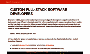 Gigasoftdevelopment.com thumbnail
