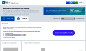 Gigasurveys.teaminsights.io thumbnail