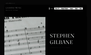 Gilbanemusic.com thumbnail