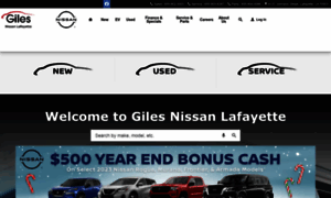 Gilesnissan.com thumbnail