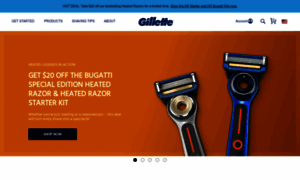 Gillette.com thumbnail