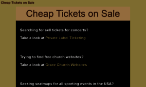 Gillystickets.com thumbnail