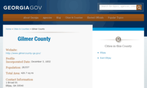 Gilmercounty.georgia.gov thumbnail