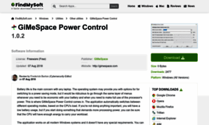 Gimespace-power-control.findmysoft.com thumbnail