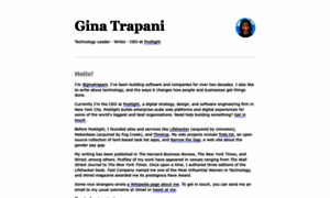 Ginatrapani.org thumbnail