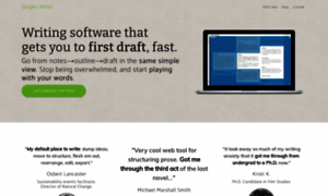 Gingkowriter.com thumbnail