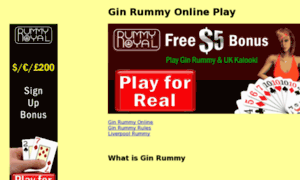 Ginrummygames.org thumbnail