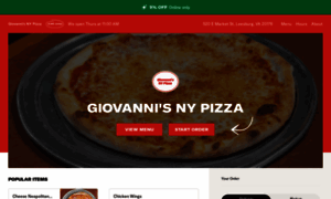 Giovannisnypizzamenu.com thumbnail