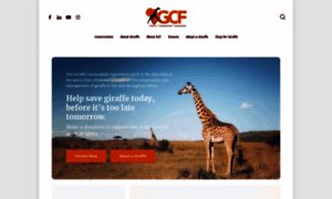 Giraffeconservation.org thumbnail