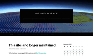 Gisandscience.com thumbnail