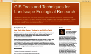 Gislandscapeecology.blogspot.com thumbnail