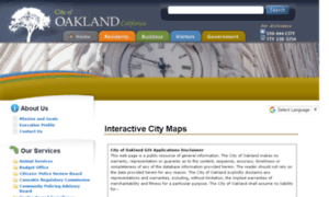 Gismaps.oaklandnet.com thumbnail