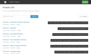 Git.manjaro.org thumbnail