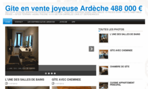 Gites-en-vente-joyeuse-ardeche.com thumbnail