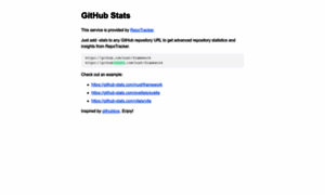 Github-stats.com thumbnail