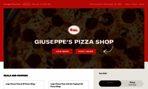 Giuseppespizzashopmenu.com thumbnail