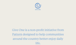 Give-one.org thumbnail