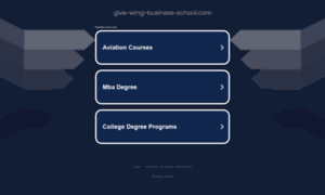 Give-wing-business-school.com thumbnail
