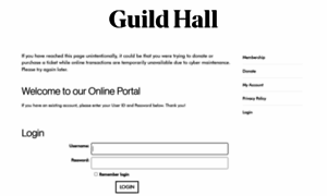 Give.guildhall.org thumbnail